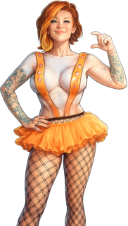 Goddess Mia sprite in the Findom Fun paypig game